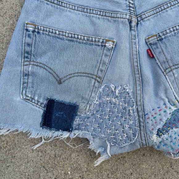 Vintage 501 Levi’s cut off shorts Made in USA - Picture 3 of 6